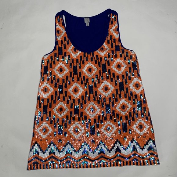 Summer boho sequin top - Picture 1 of 4